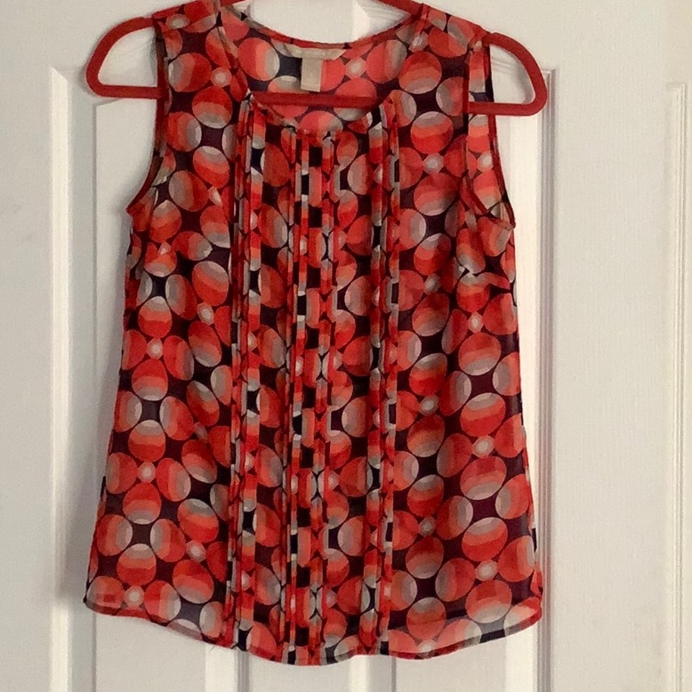Banana republic pleated top